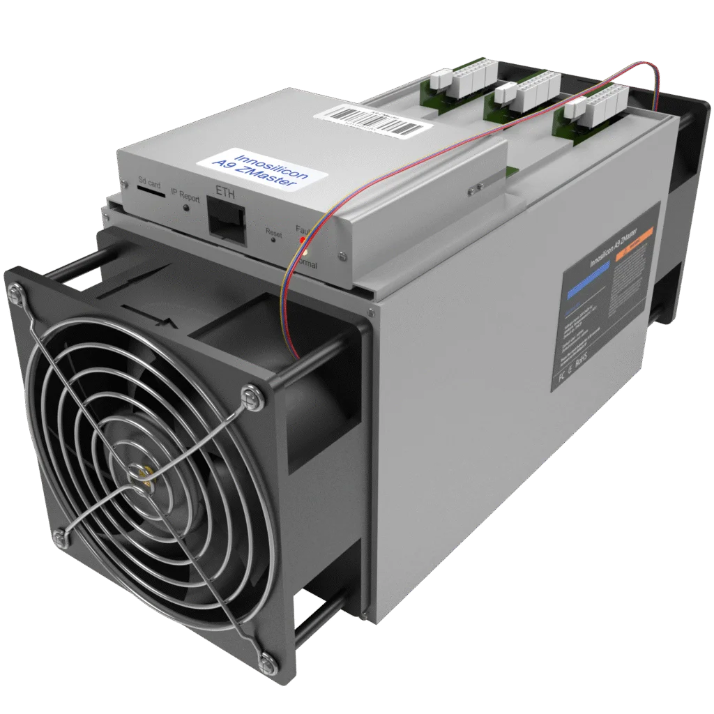 Innosilicon A9 ZMaster 50KSol ZCash ZEC ASIC Miner