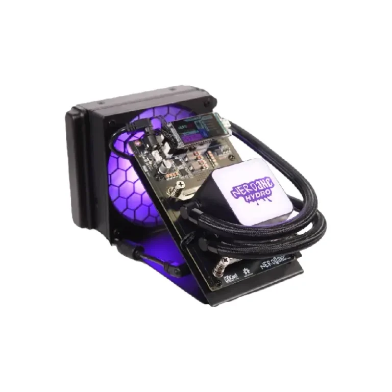 NerdMiner NerdQaxe++ Hydro, solo bitcoin miner