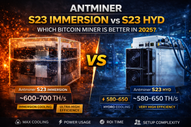 Antminer S23 Immersion vs S23 Hyd