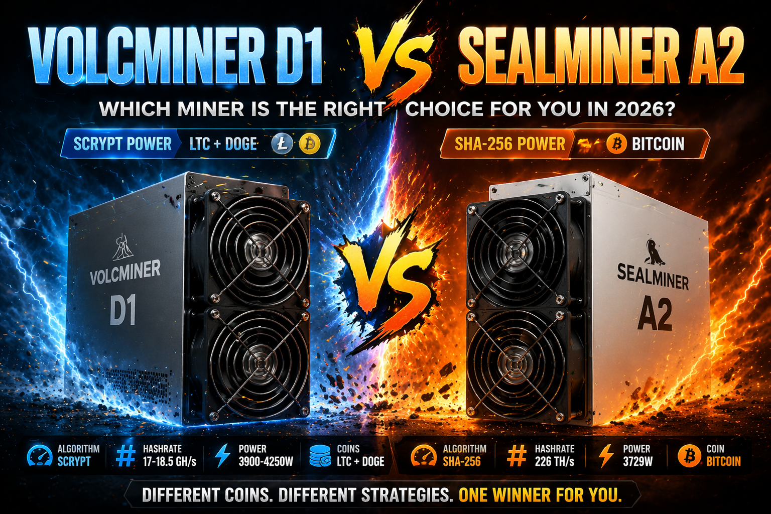 VolcMiner D1 vs SealMiner A2
