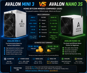 Avalon Nano 3 vs 3S review — what’s the real difference, and which one should you buy? At first glance, they look almost identical. Same compact design, same home-friendly concept, same low power usage.